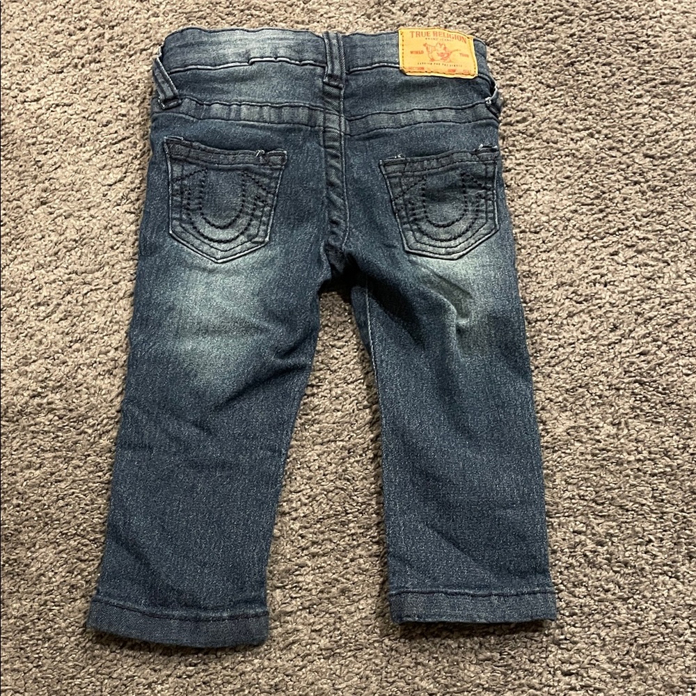 True Religion Dark Blue 12m Relaxed Slim Skinny Jeans